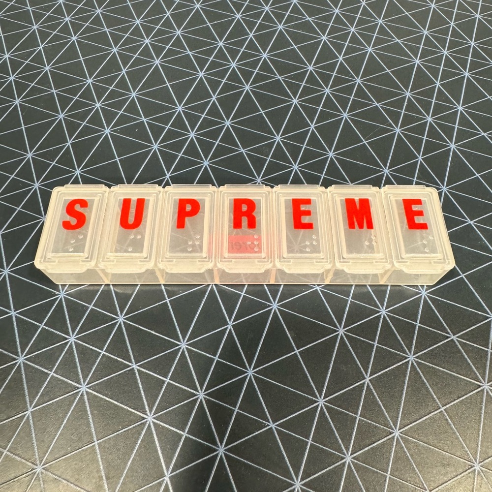 Supreme Weekly Pillbox Organizer